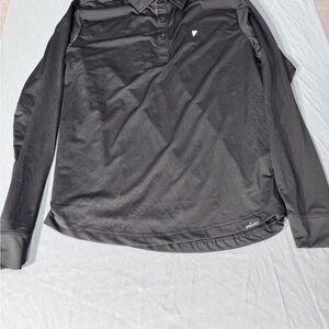 Men's Black Casual Button Down Shirt